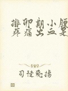 排卵期小腹坠胀疼痛出血是怎么回事