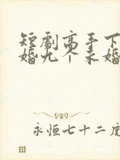 短剧高手下山退婚九个未婚妻免费看