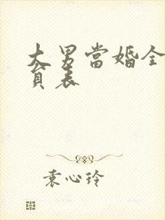 大男当婚全部演员表