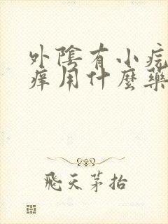 外阴有小疙瘩还痒用什么药