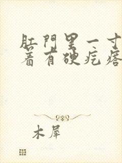 肛门里一寸处摸着有硬疙瘩摸着疼