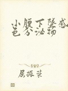 小腹下坠感有褐色分泌物