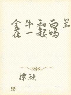 金牛和白羊适合在一起吗