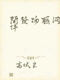 开发物联网 软件