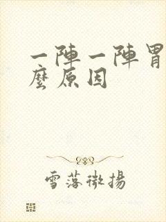 一阵一阵胃痛什么原因