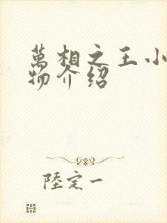 万相之王小说人物介绍封面