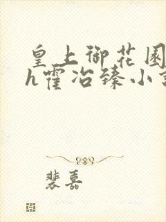 皇上御花园hlh霍冶臻小说封面