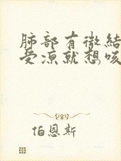 肺部有微结节一受凉就想咳封面