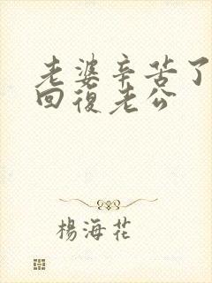 老婆辛苦了怎么回复老公