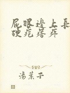 屁眼边上长一个硬疙瘩疼