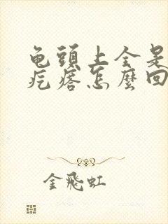 龟头上全是小红疙瘩怎么回事