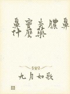 鼻窦炎脓鼻涕吃什么药