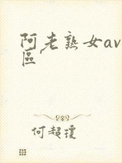 阿老熟女av一区'