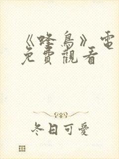 《蜂鸟》电视剧免费观看