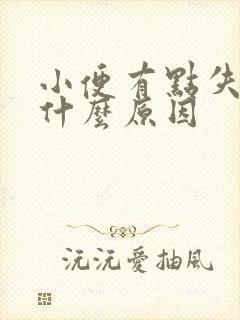 小便有点失禁是什么原因