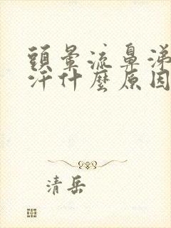 头晕流鼻涕出虚汗什么原因引起的封面