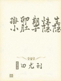 排卵期性生活后小肚子隐隐疼怎么回事