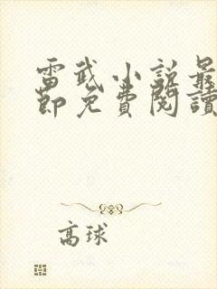 雷武小说最新章节免费阅读