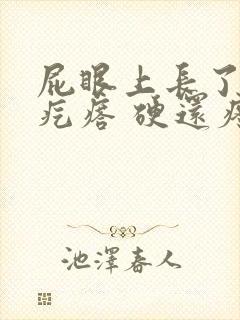 屁眼上长了一个疙瘩 硬还疼