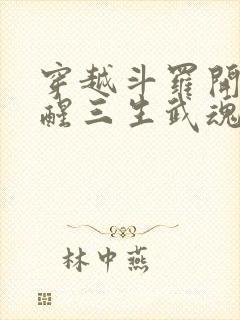 穿越斗罗开局觉醒三生武魂