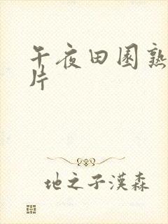 午夜田园熟女毛片