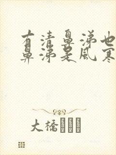 有清鼻涕也有黄鼻涕是风寒还是风热