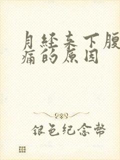 月经来下腹部隐痛的原因