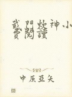 武门炊神小说免费阅读封面