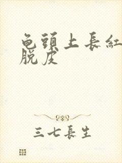 龟头上长红红点脱皮