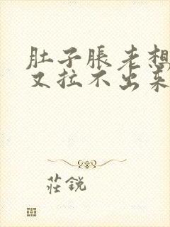 肚子胀老想拉屎又拉不出来怎么回事