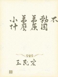 小弟弟勃不起是什么原因