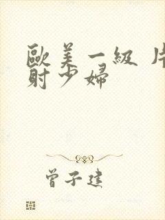 欧美一级 片内射少妇