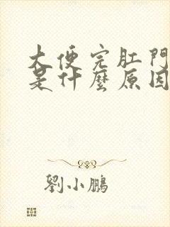 大便完肛门出血是什么原因