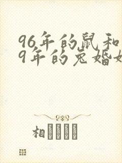 96年的鼠和99年的兔婚姻好吗封面