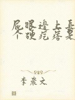 屁眼边上长了一个硬疙瘩是怎么回事封面