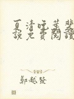 夏清晚叶裴修小说免费阅读最新章节