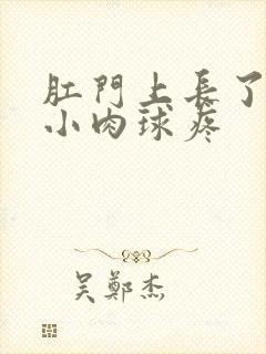 肛门上长了一个小肉球疼封面