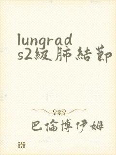 lungrads2级肺结节怎么治疗