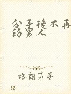 分手后不再联系的男人