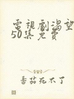 电视剧渴望1—50集免费