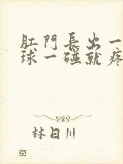 肛门长出一个肉球一碰就疼