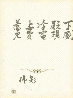 惹上冷殿下全集免费电视剧