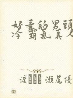 好看的男头像高冷 霸气真人