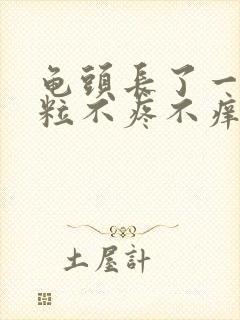 龟头长了一个肉粒不疼不痒