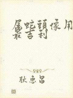 属蛇头像用什么最吉利封面