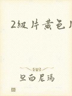 2级片黄色片封面