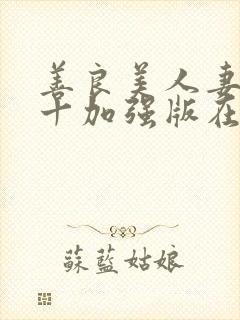 善良美人妻原版十加强版在线阅读封面