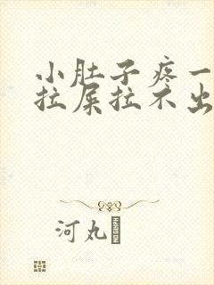 小肚子疼一直想拉屎拉不出来