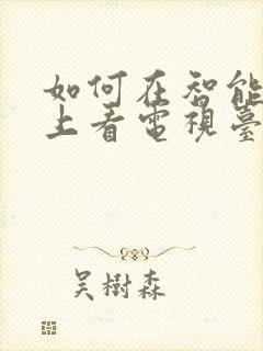 如何在智能电视上看电视台节目