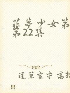 菲梦少女第一季第22集